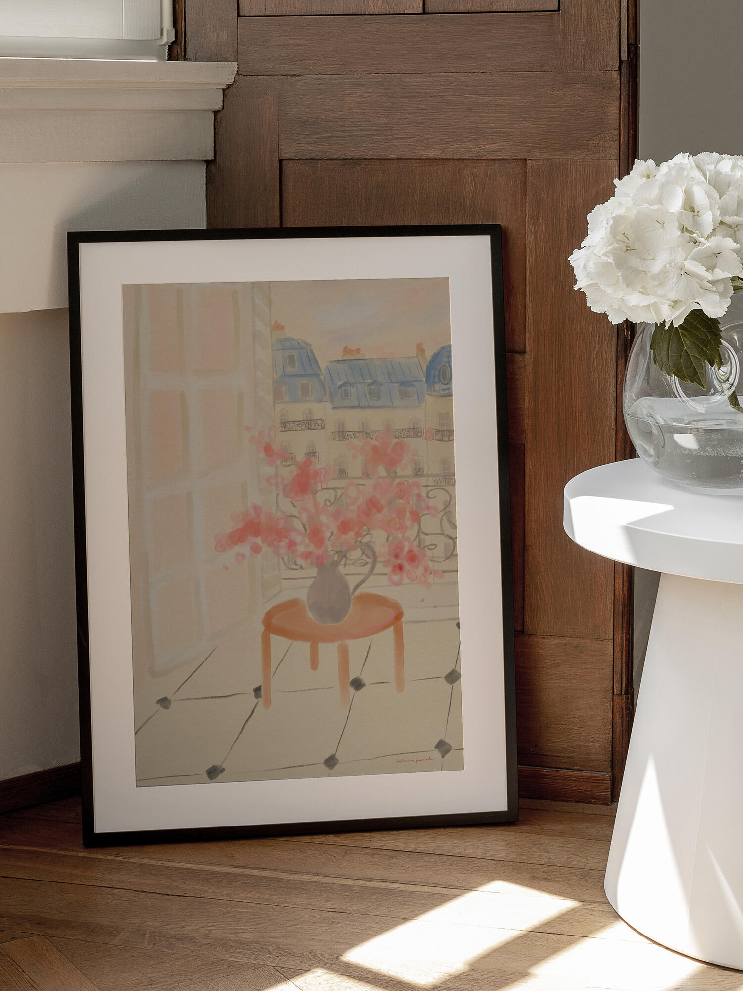 Cherry Blossoms In Parisian Apartment