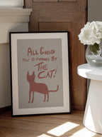 All guests must be approved by the cat!