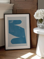 Blue Abstract Curve