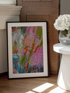 Whispering Pink Brushstrokes