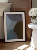 Overlapping Curves In Muted Tones