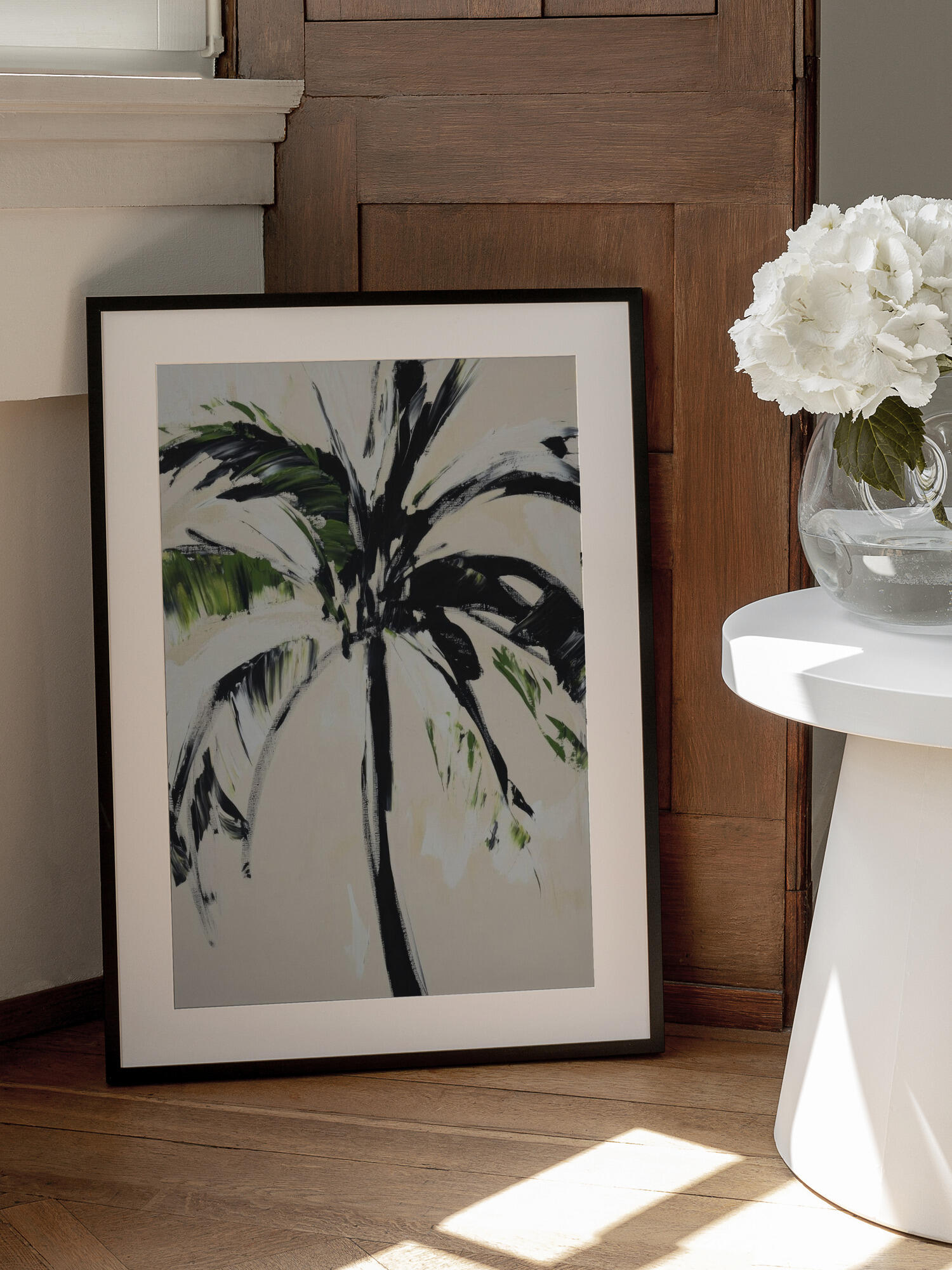 Abstract Palm Tree