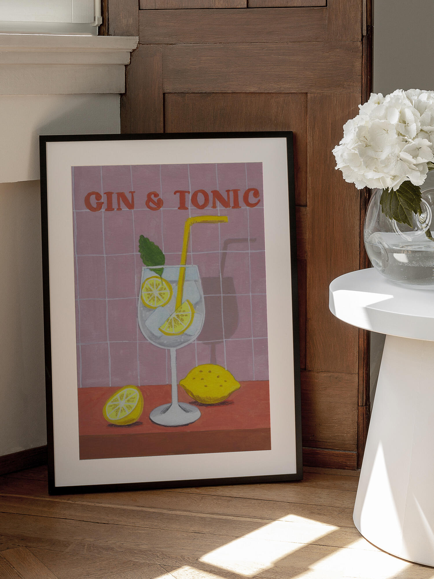 Gin and Tonic Cocktail