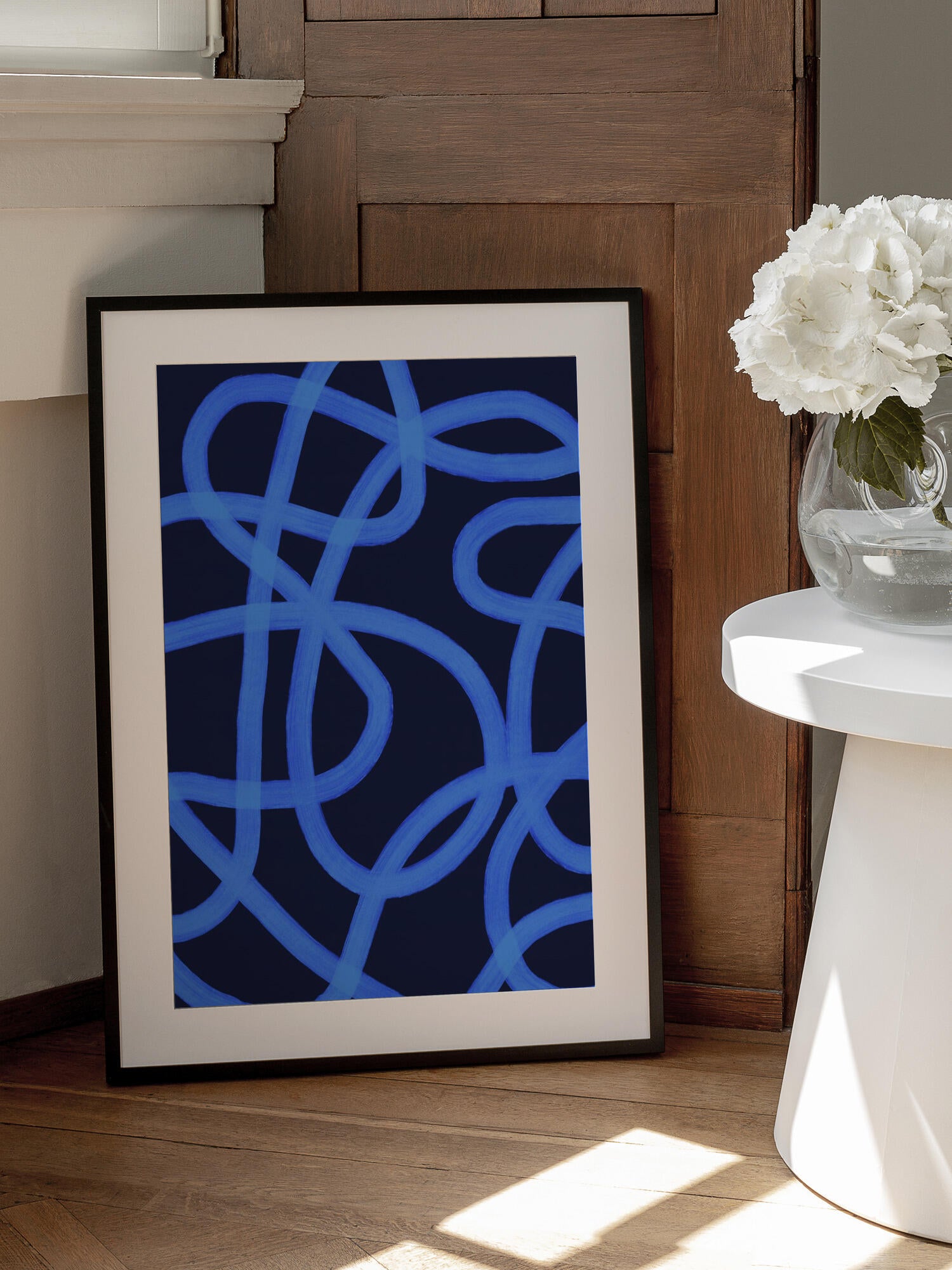 Blue Maze Paths