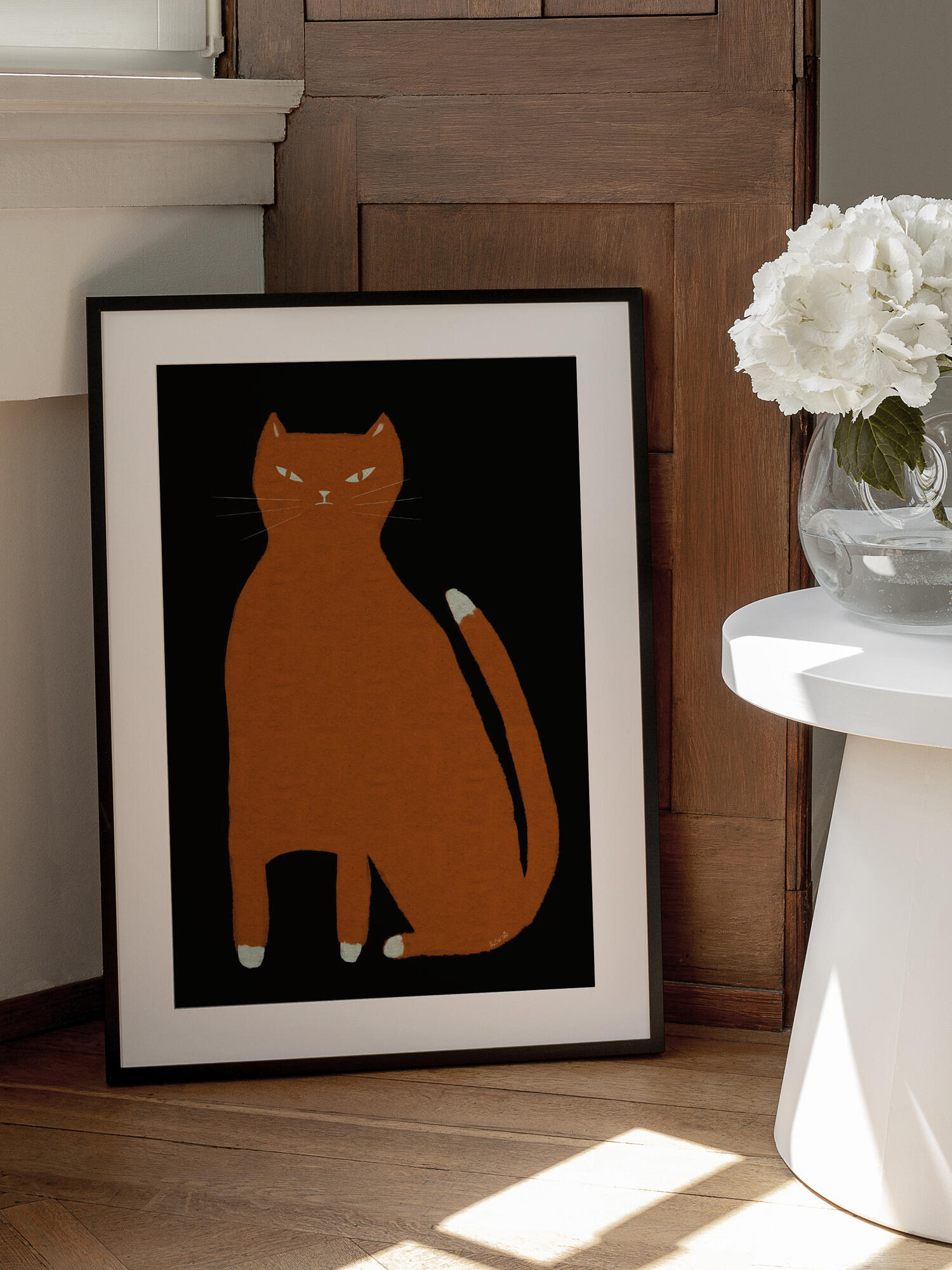 Ginger orange cat