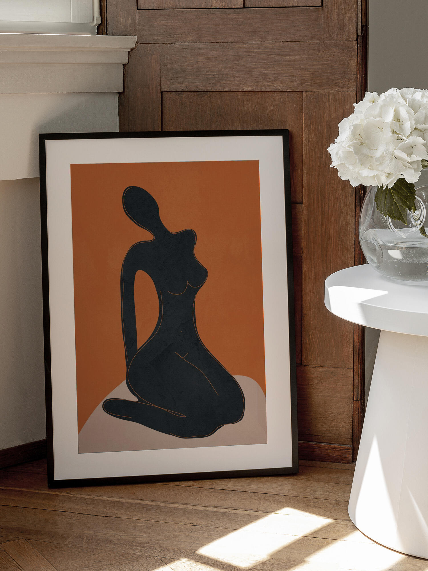 Elegant Sitting Figure