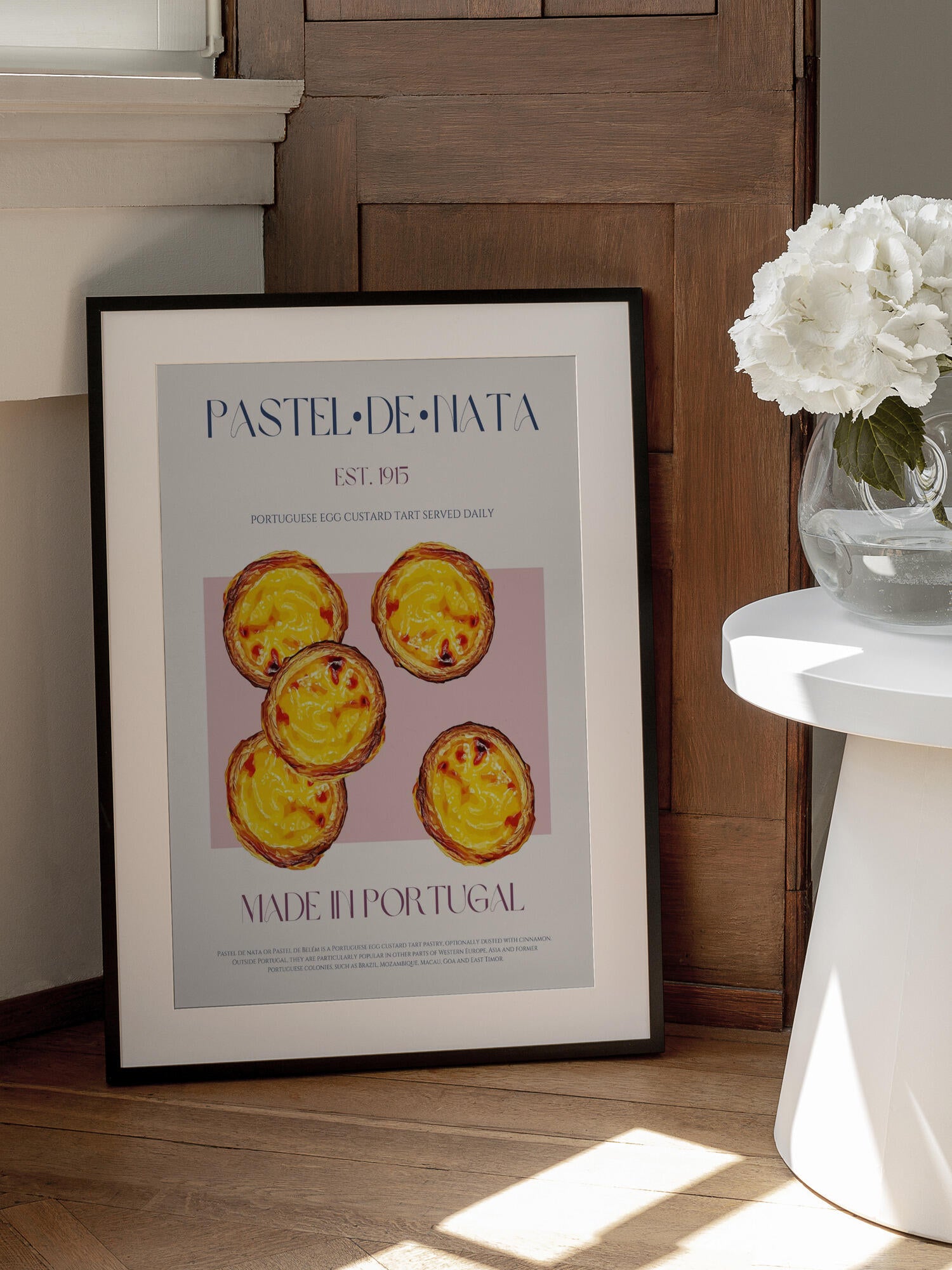 Traditional Portuguese Egg Custard Tart