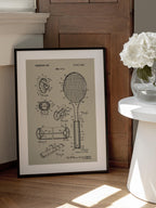 Tennis Racket Patent 1970