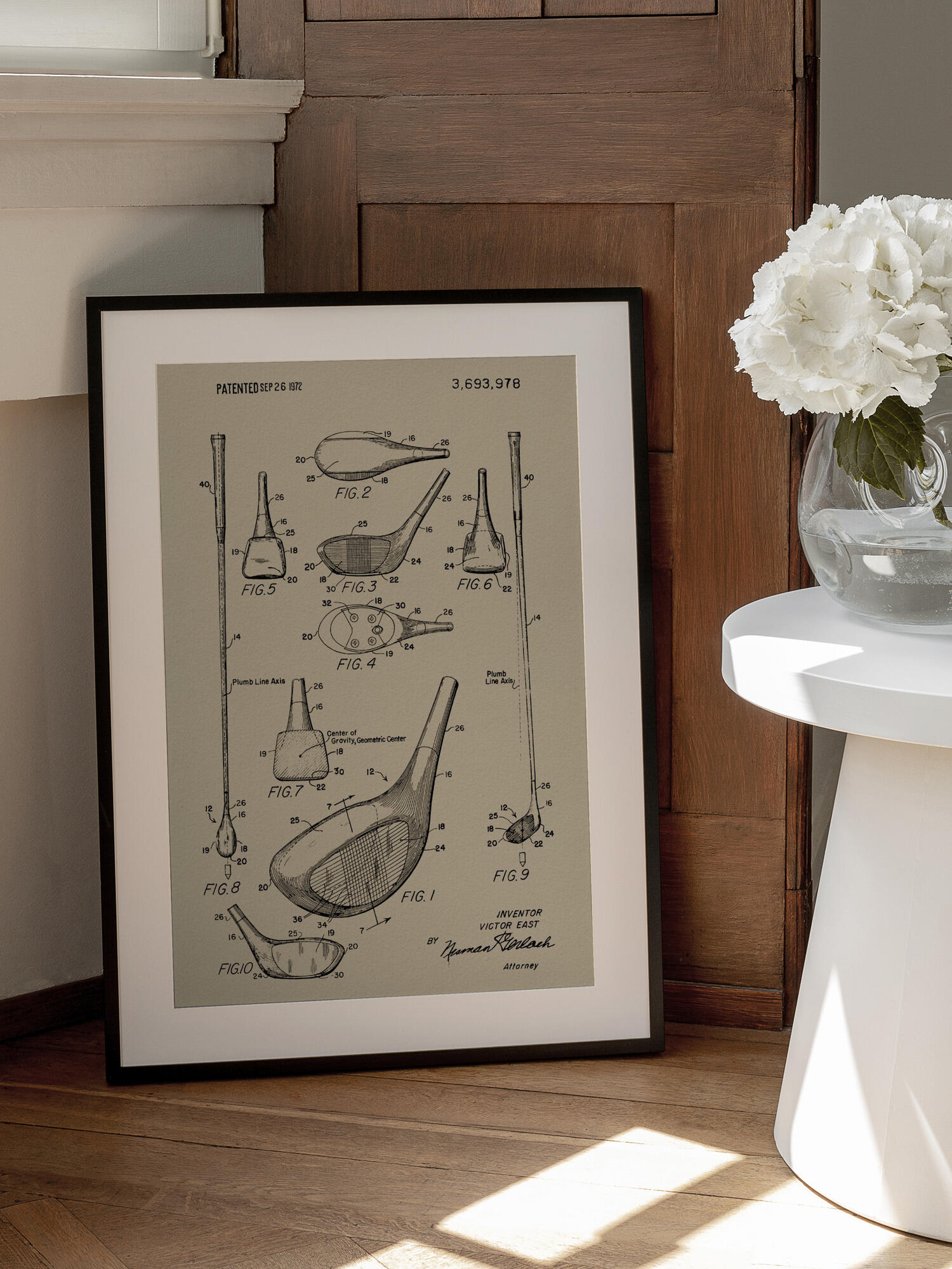 Golf Club Patent 1972
