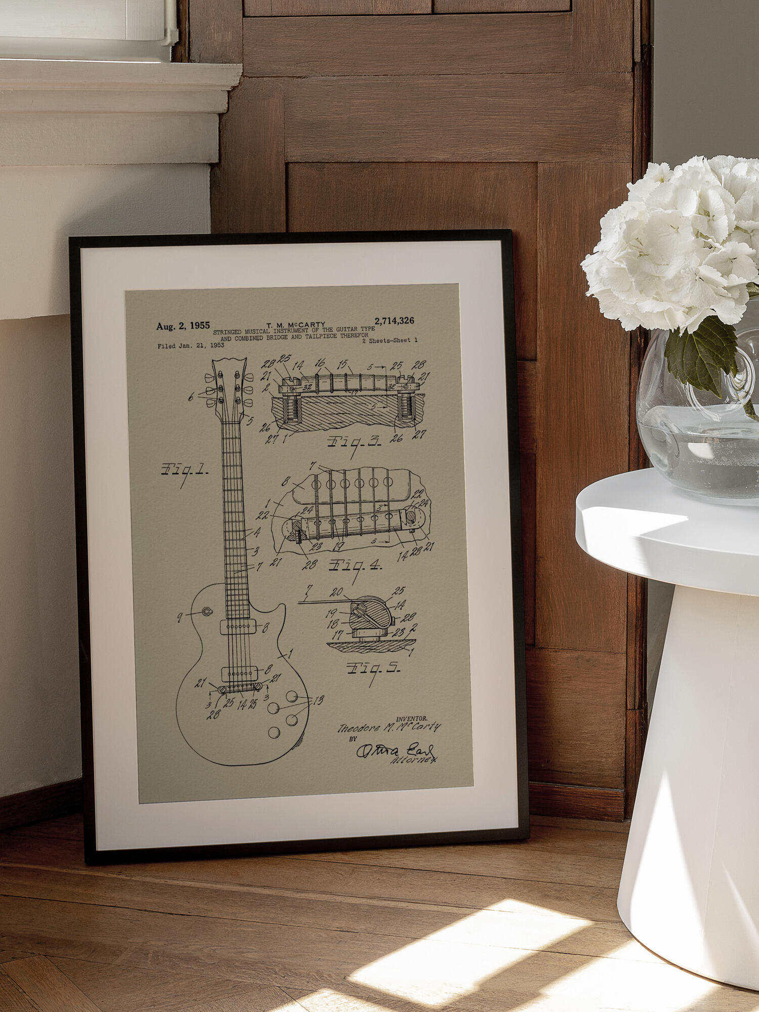 Electric Guitar Patent 1955