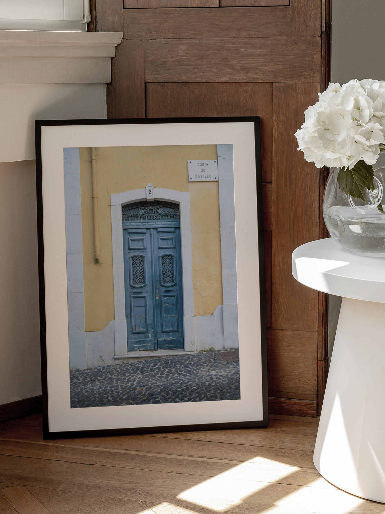 The blue door nr. 2 in Lisbon, Portugal - street and travel photography