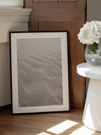Neutral  colors sand pattern on the beach - nature and travel photography
