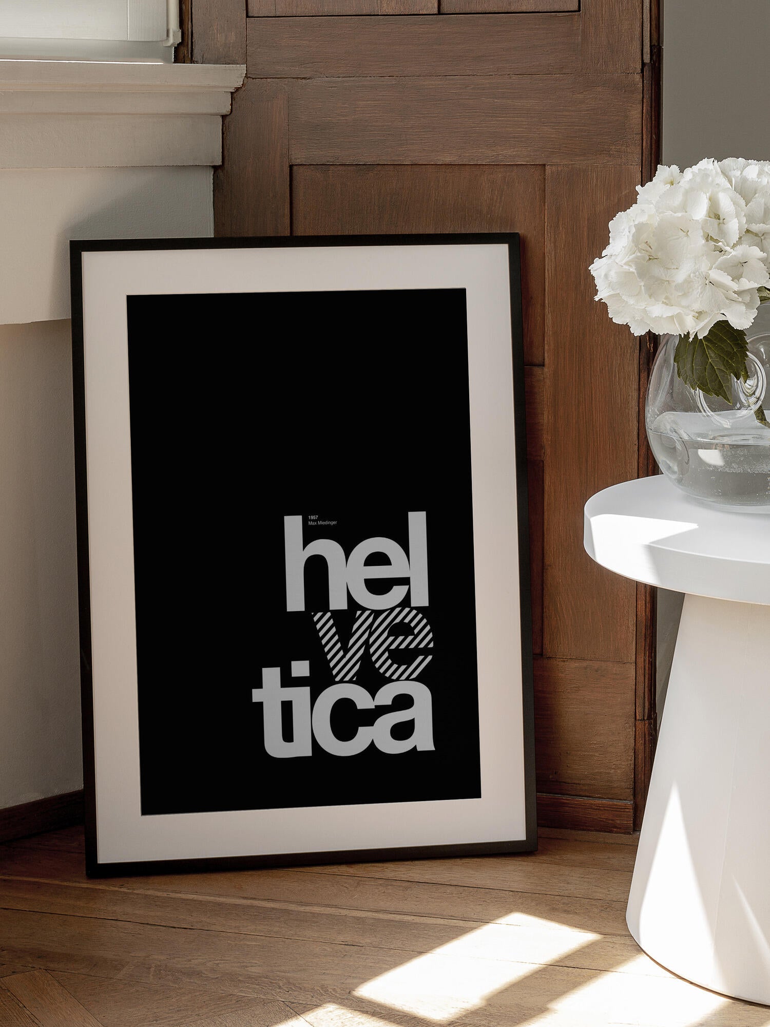 Bold Striped Helvetica