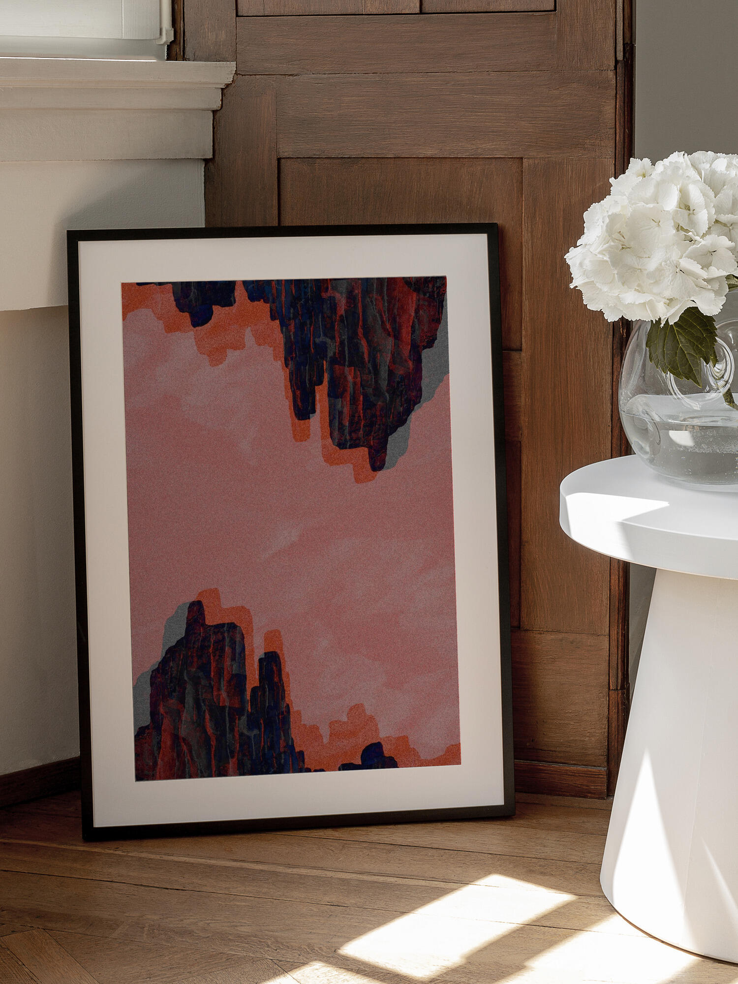 Pink Canyon Abstract