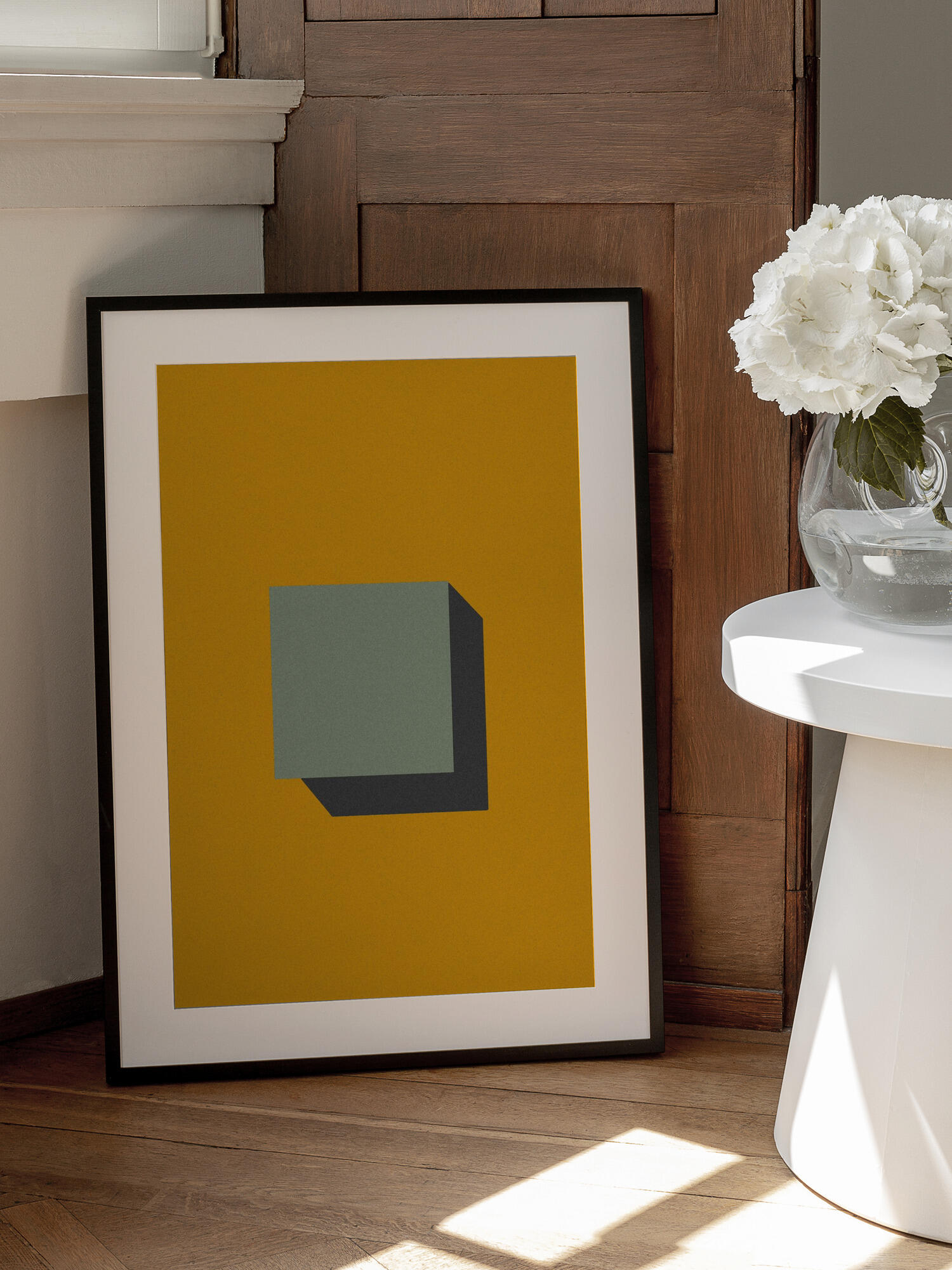 Orange Geometric Shadow