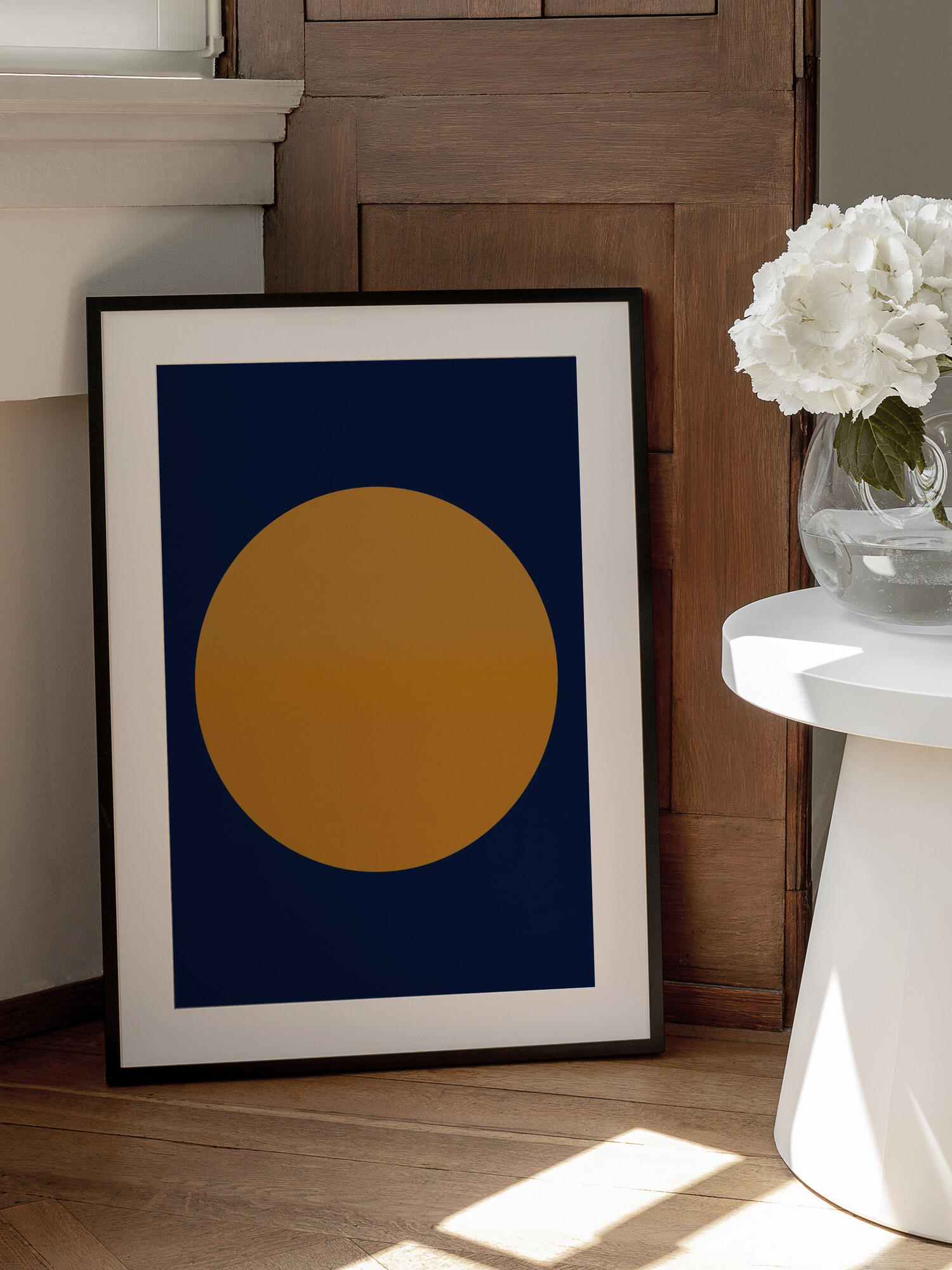 Golden Orb Blue Sky