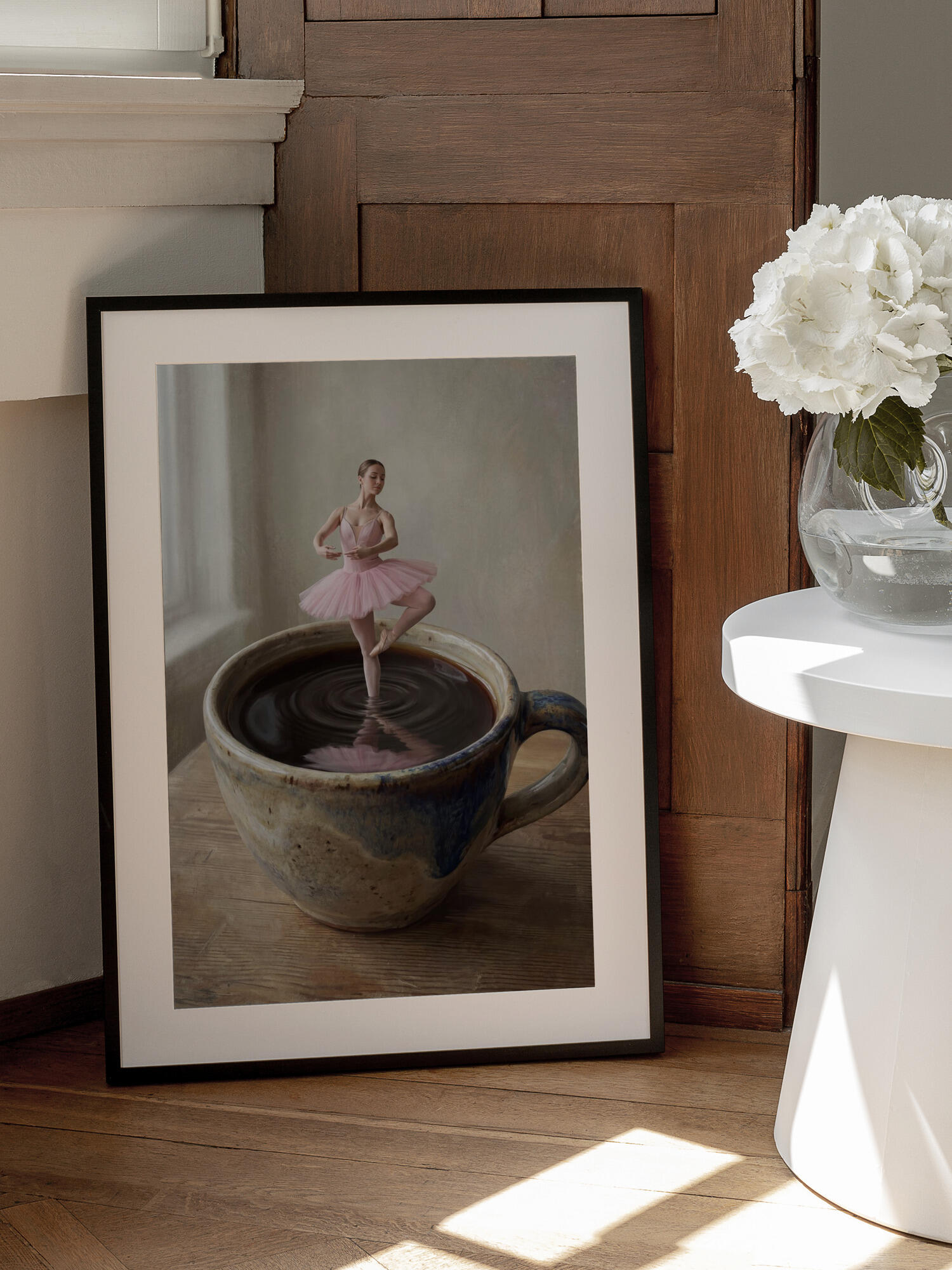 Ballerina In Coffee Cup