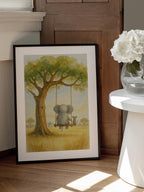 Elephant and Mouse On a Swing