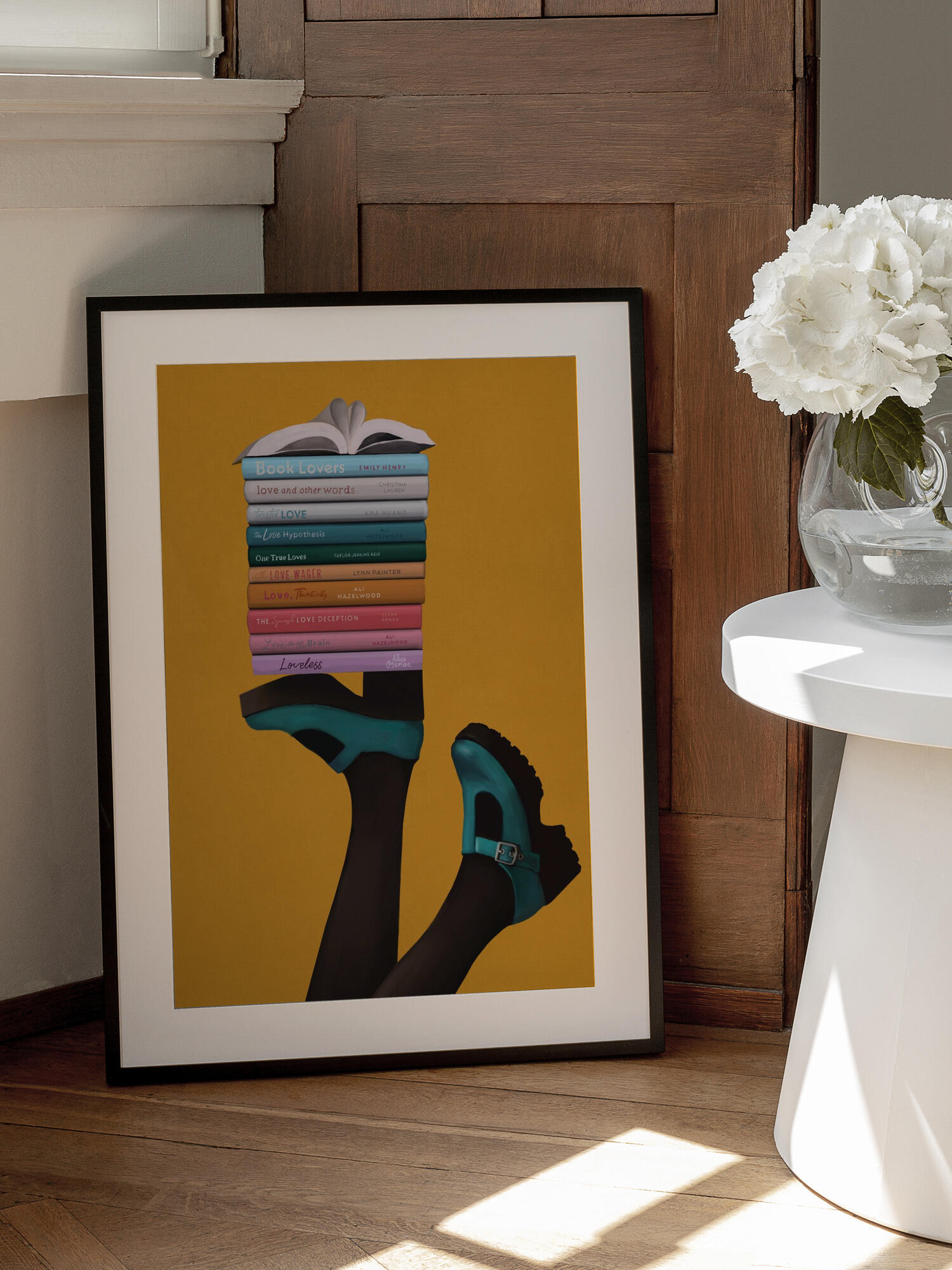 Whimsical Book Lover Feet