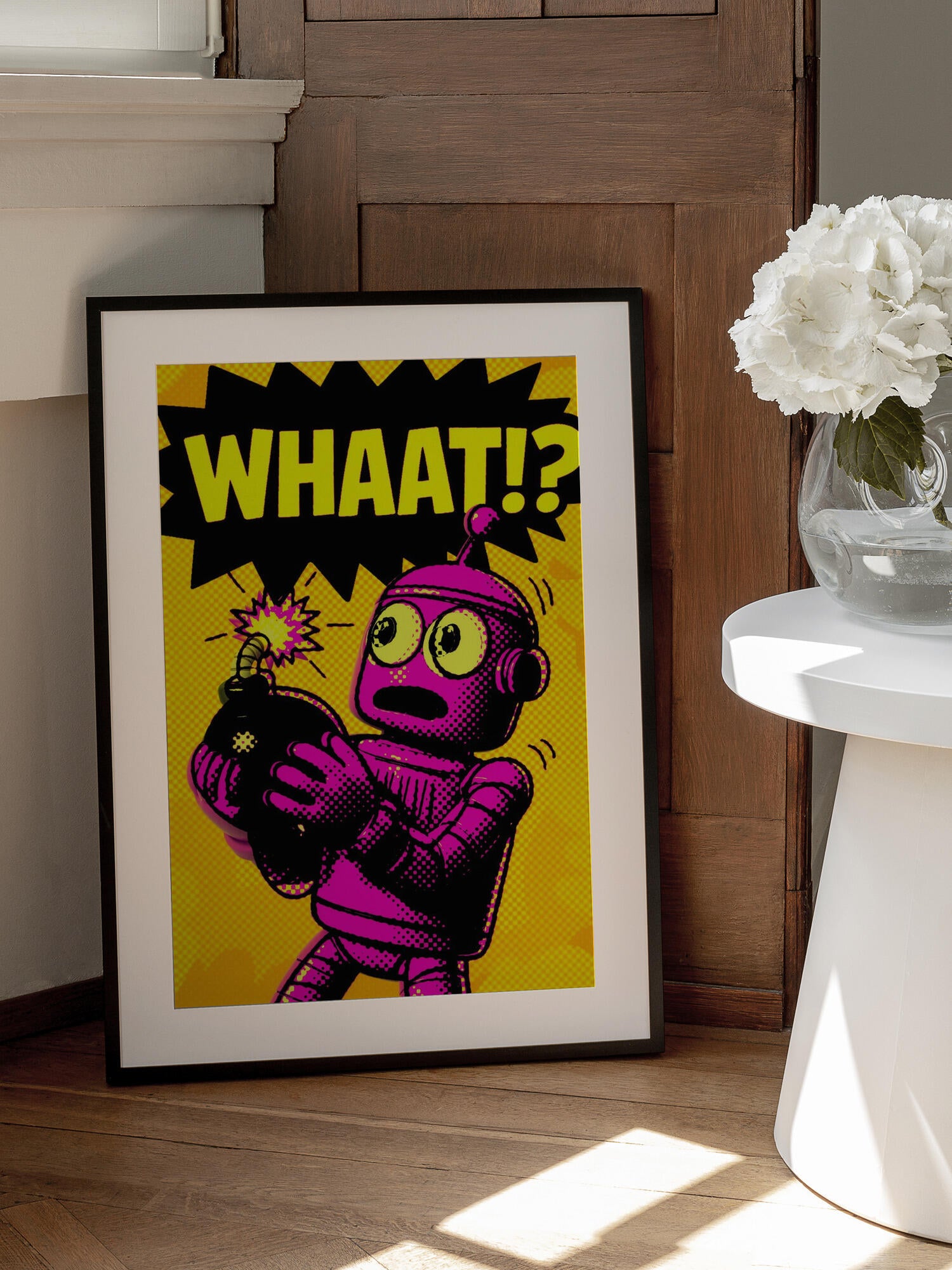 Pink Robot Bomb Scare