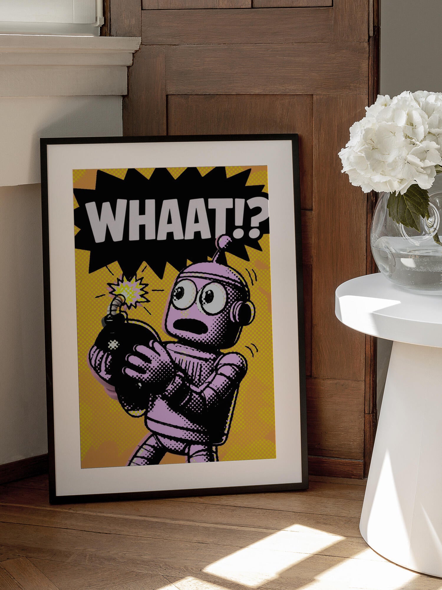 Comic Robot Surprise