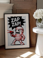 Retro Robot Zap Action