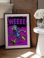 Pop Art Roller Robot