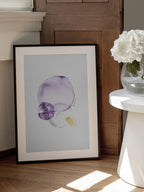 Purple Gold Abstract Shapes
