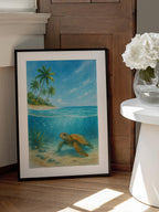 Tropical Sea Turtle View