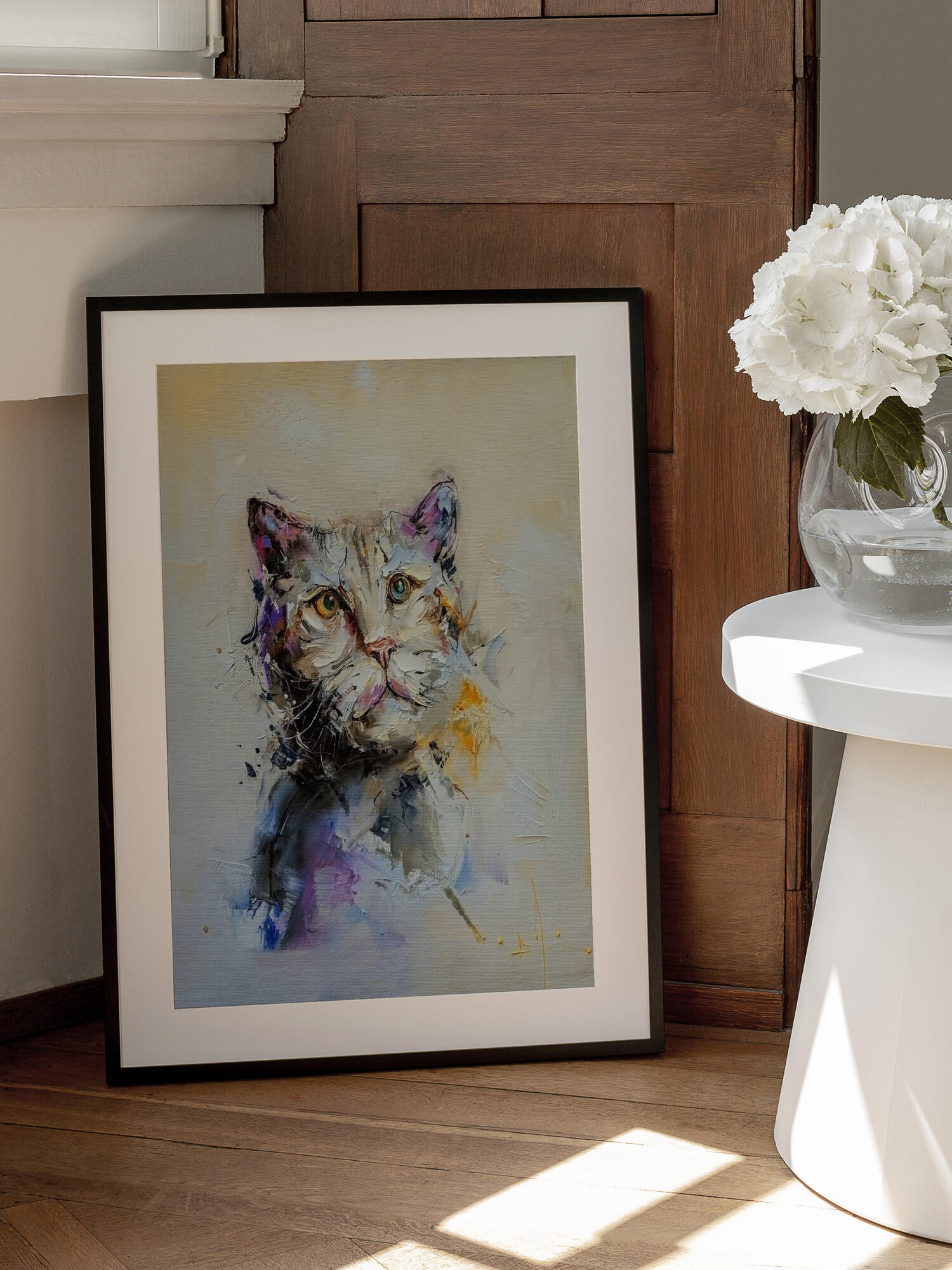 Expressive Cat Portrait