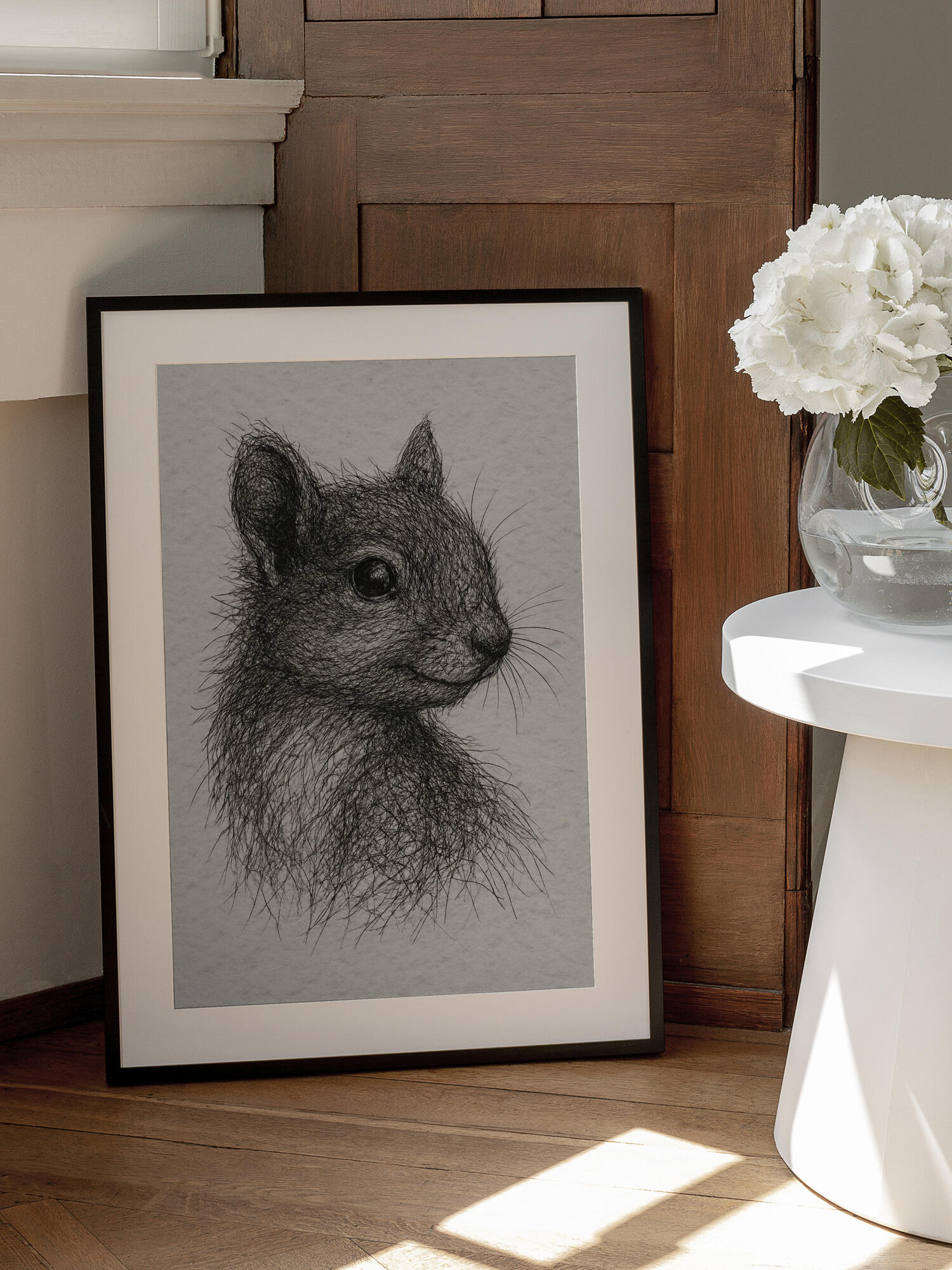 Woodland Squirrel Portrait