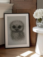 Cute Fluffy Baby Owl