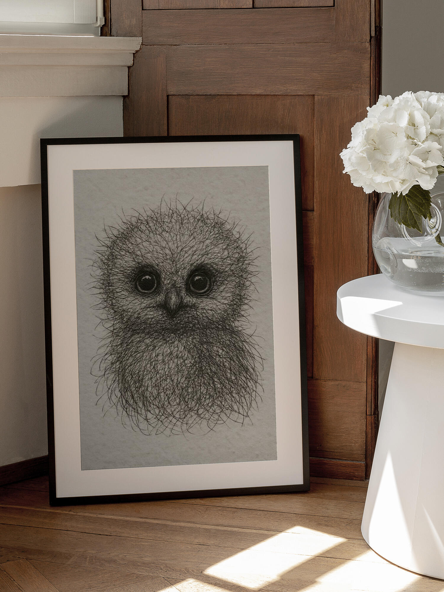 Cute Fluffy Baby Owl