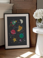 Rocket Cat In Space