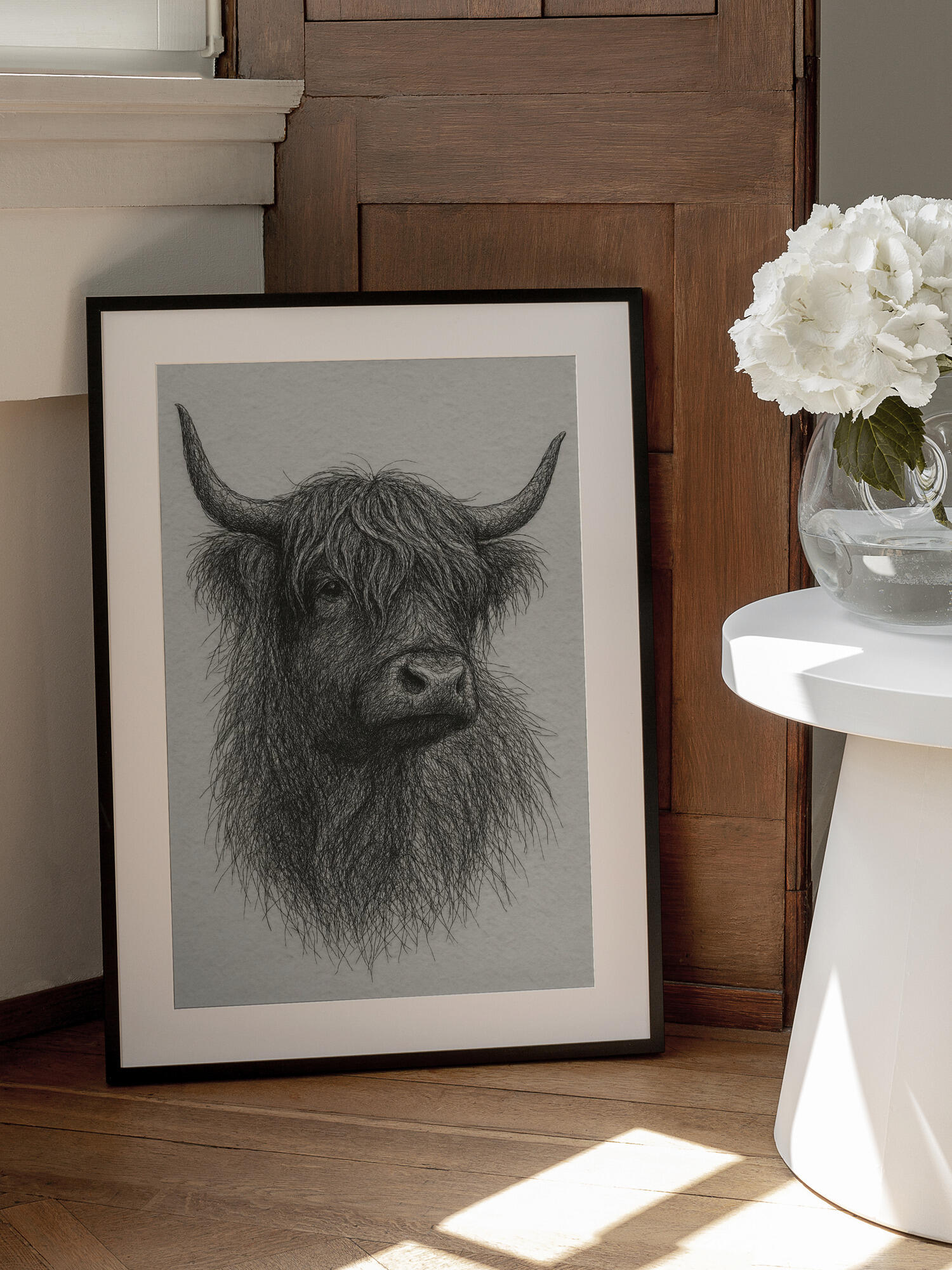 Shaggy Highland Bull
