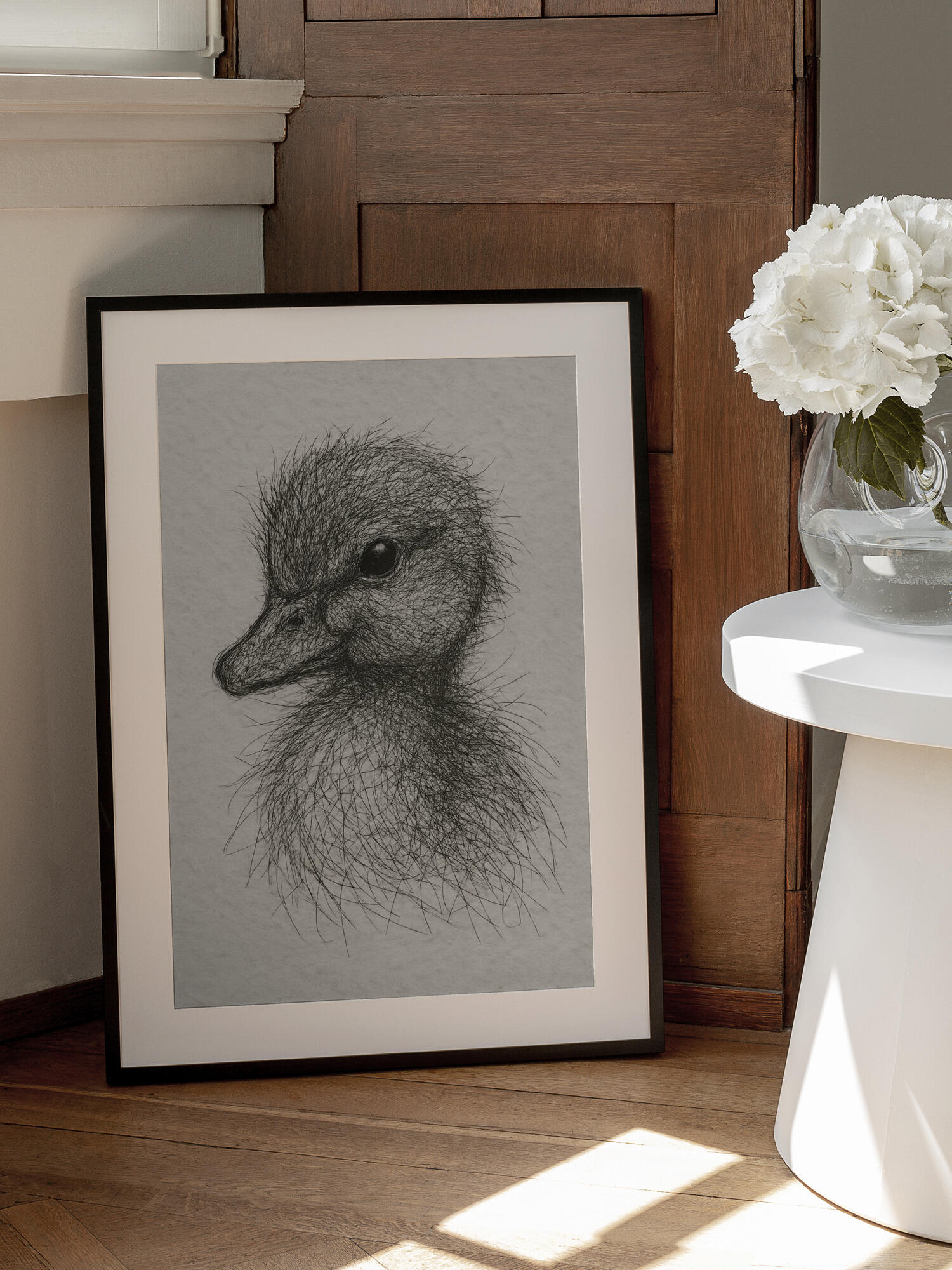 Fluffy Duckling Sketch