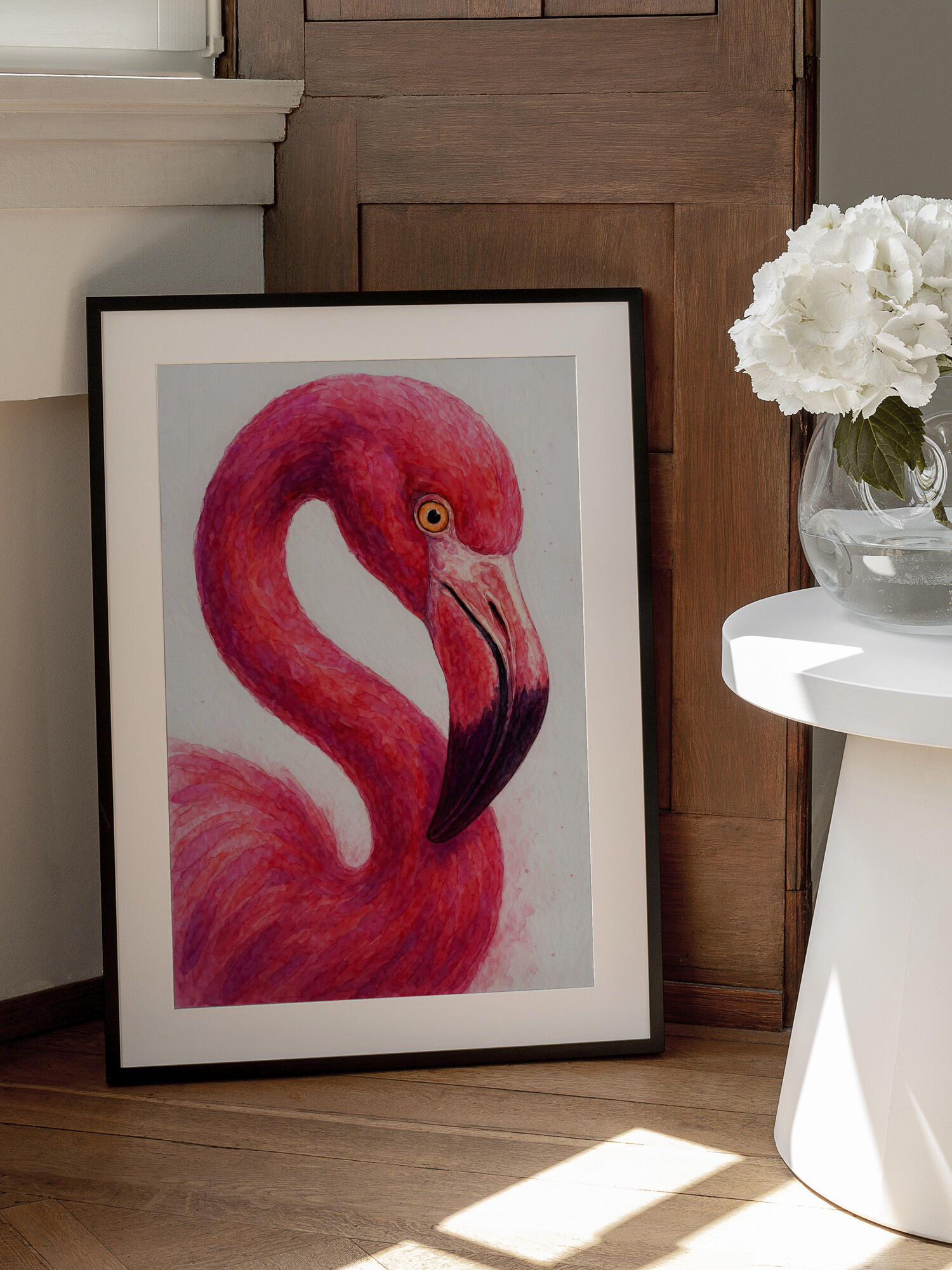 Elegant Pink Flamingo