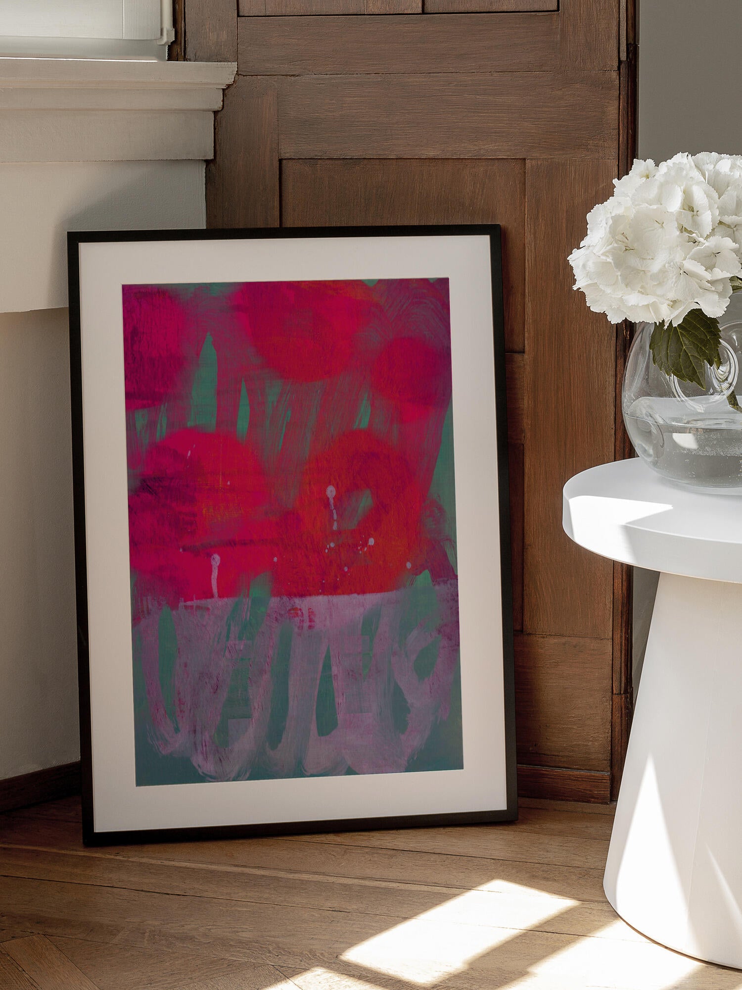 Vibrant Pink Abstract