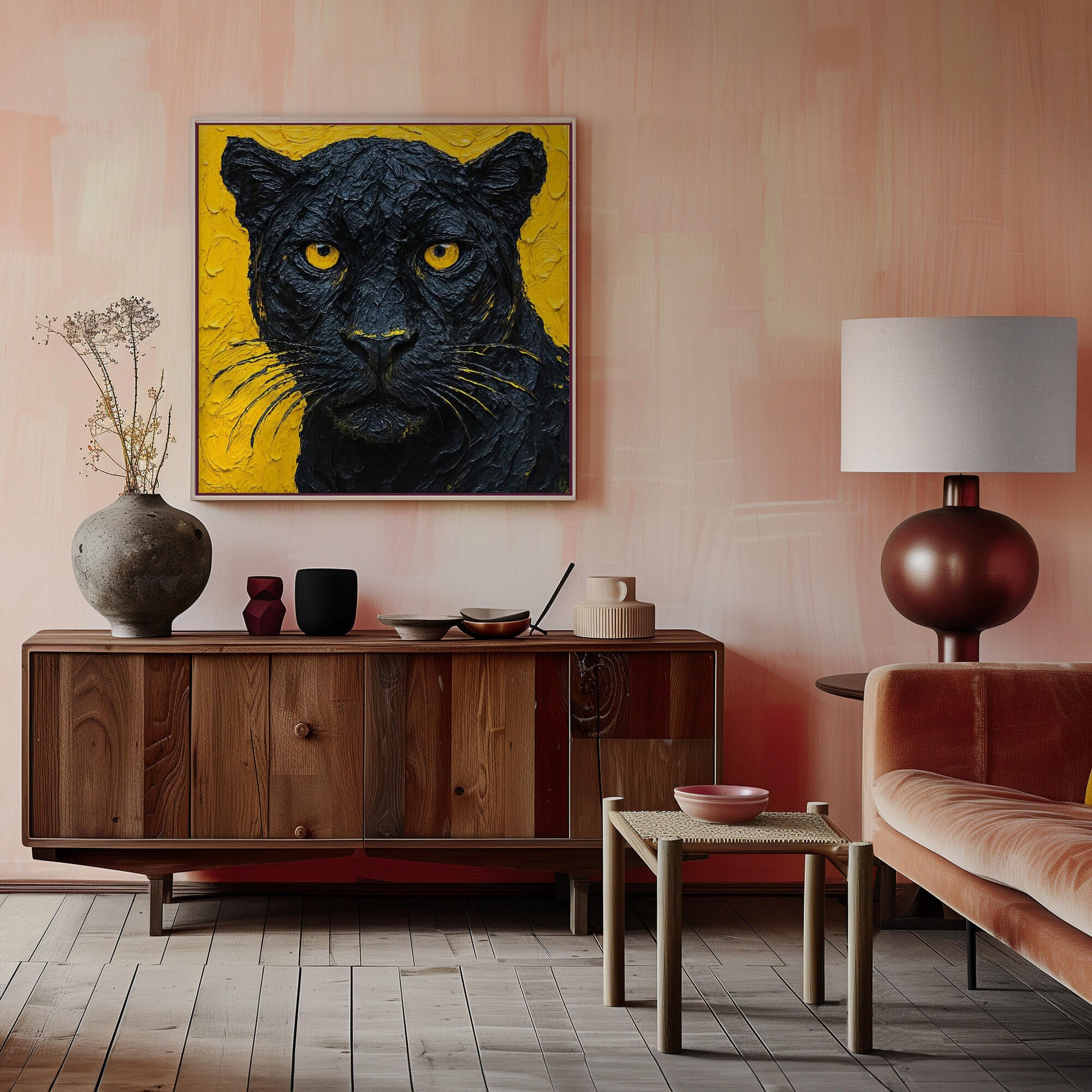 Textured Black Panther