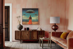 UFO Skies Collage Art