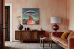 UFO Barbie Collage Art