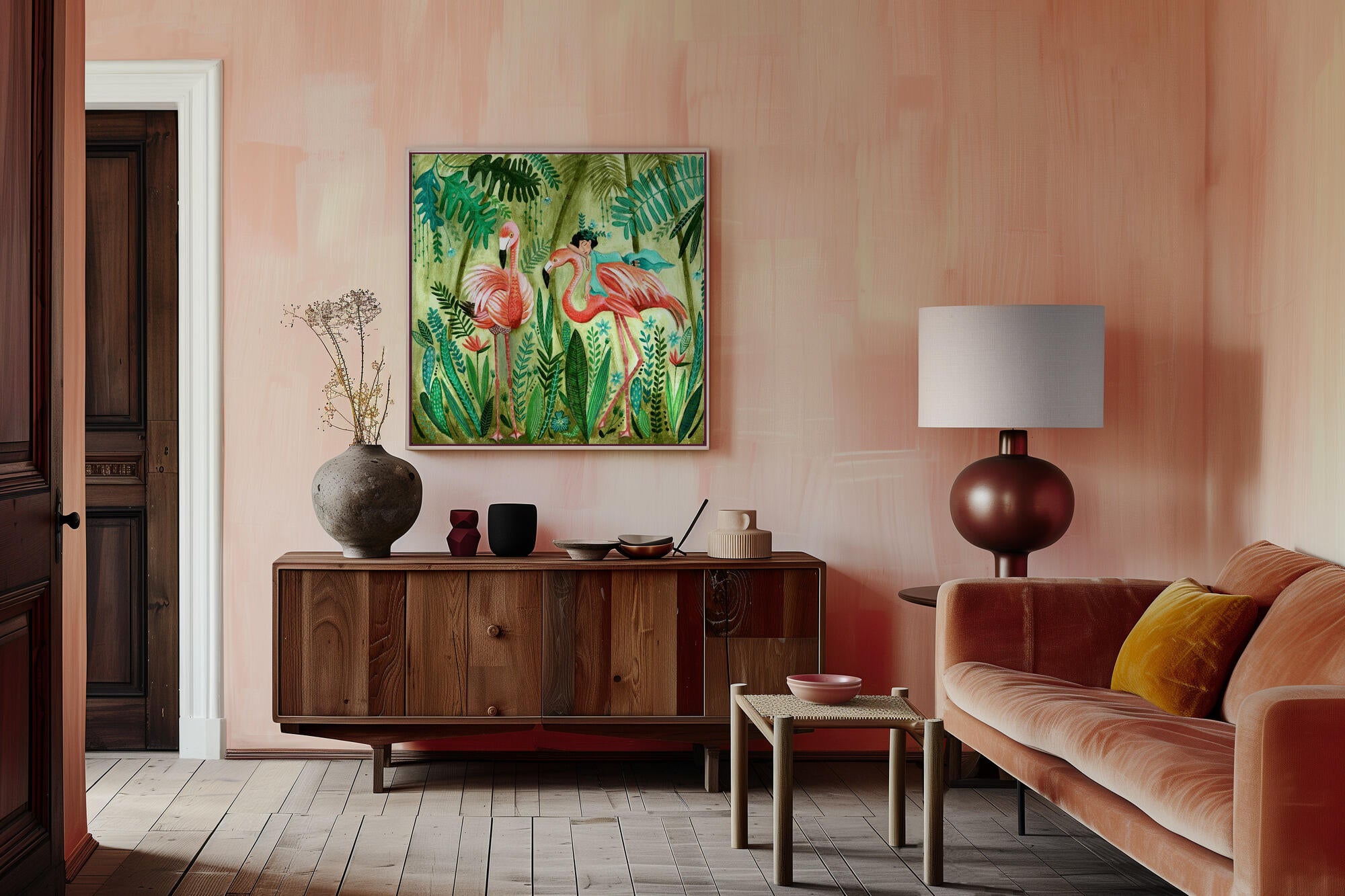 Flamingo jungle