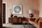 Calm Circles with Muted Gray and Beige Tones