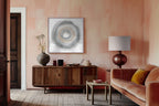 Calm Circles with Muted Gray and Beige Tones