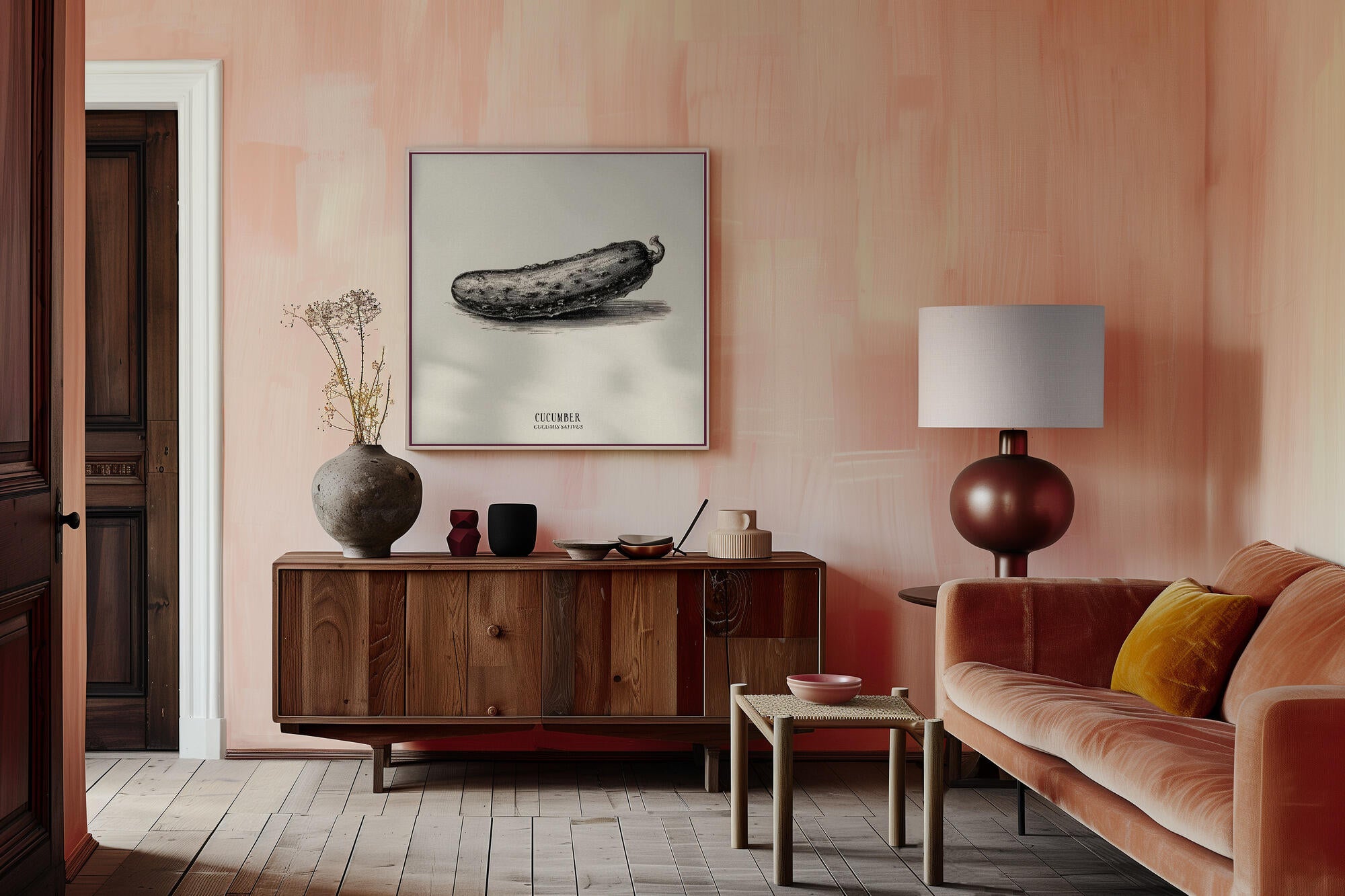 Vintage Vegetables - Cucumber