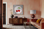 Vintage Cherry Botanical Pattern