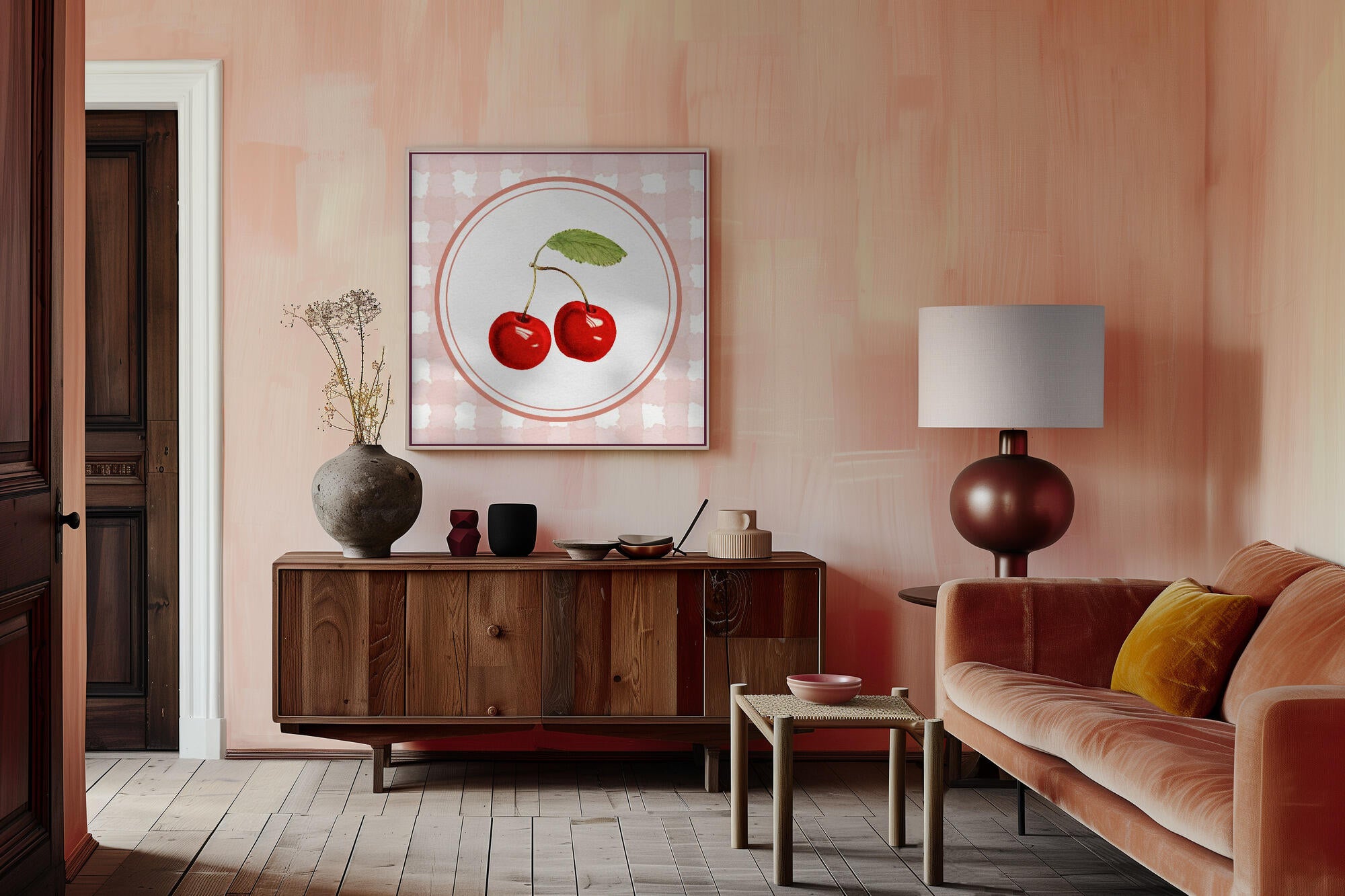 Gingham Cherry Sweetness