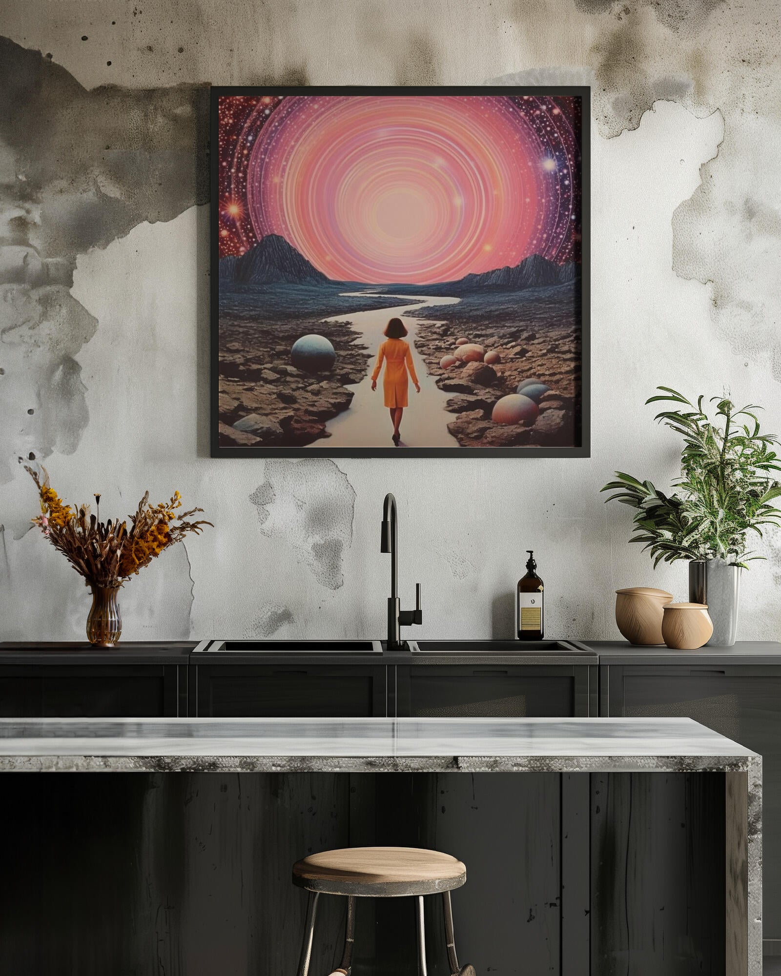 Portal Power Space Collage Art