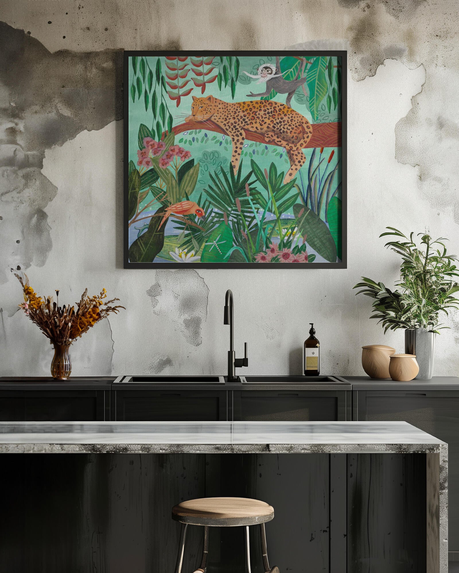 Leopard in the jungle