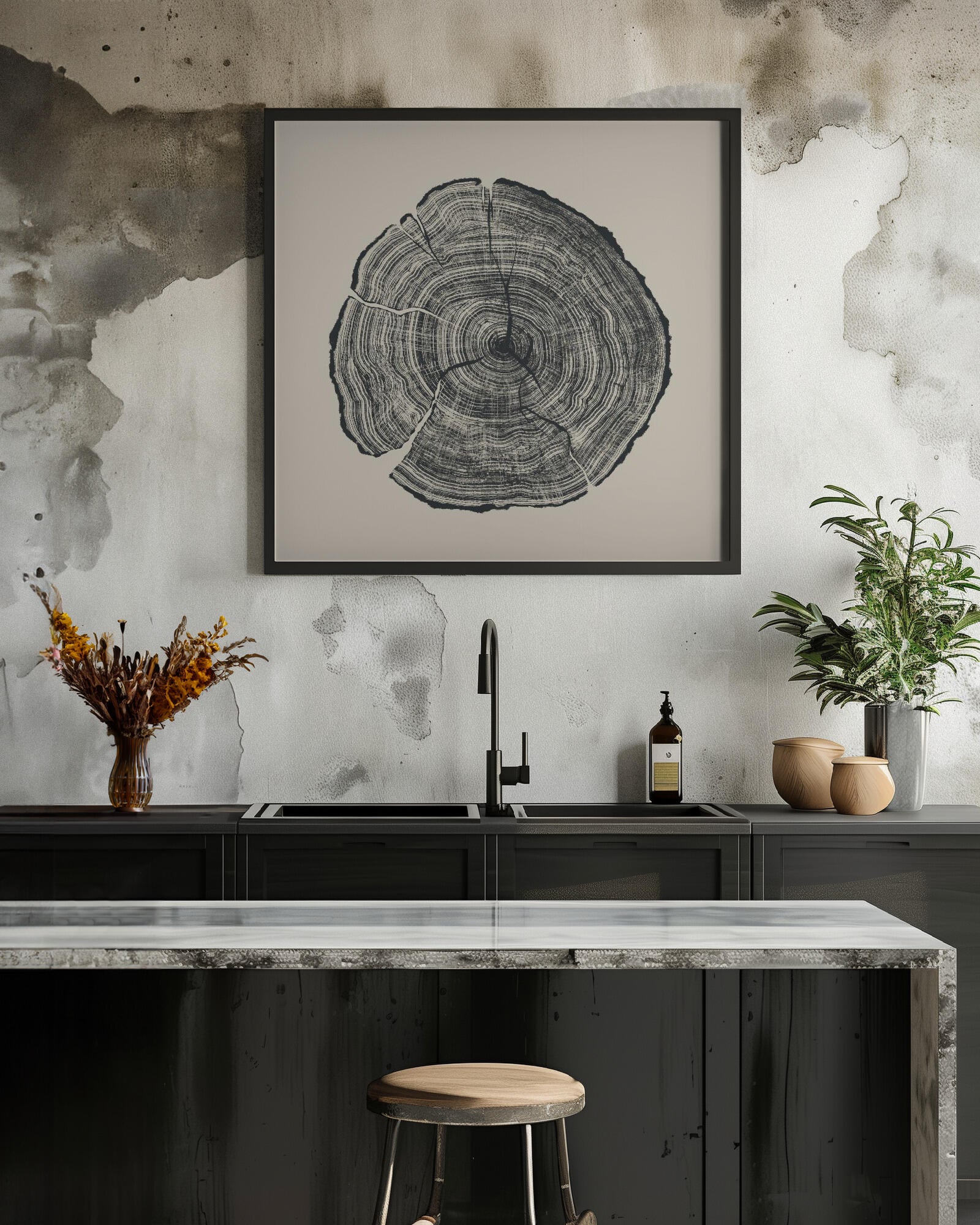 Hand Drawn Oak